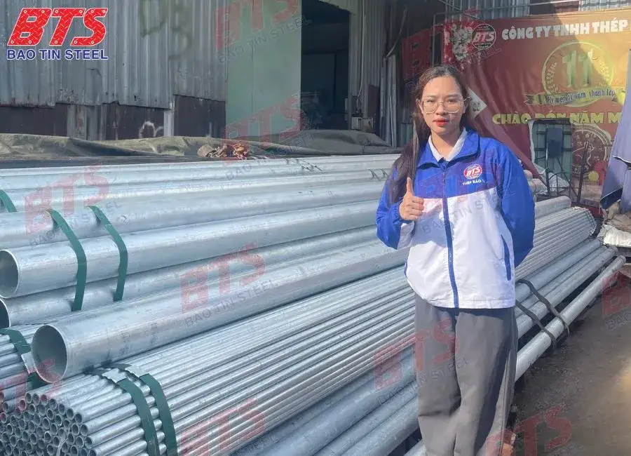Ống thép mạ kẽm Hoa Sen
