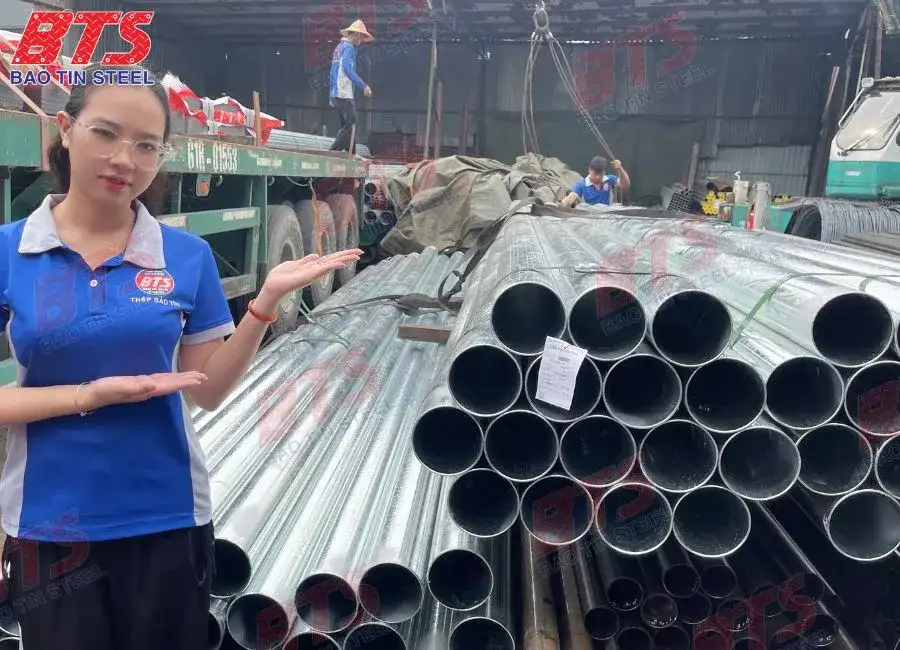Ống thép mạ kẽm được Thép Bảo Tín phân phối Ống thép mạ kẽm được Thép Bảo Tín phân phối