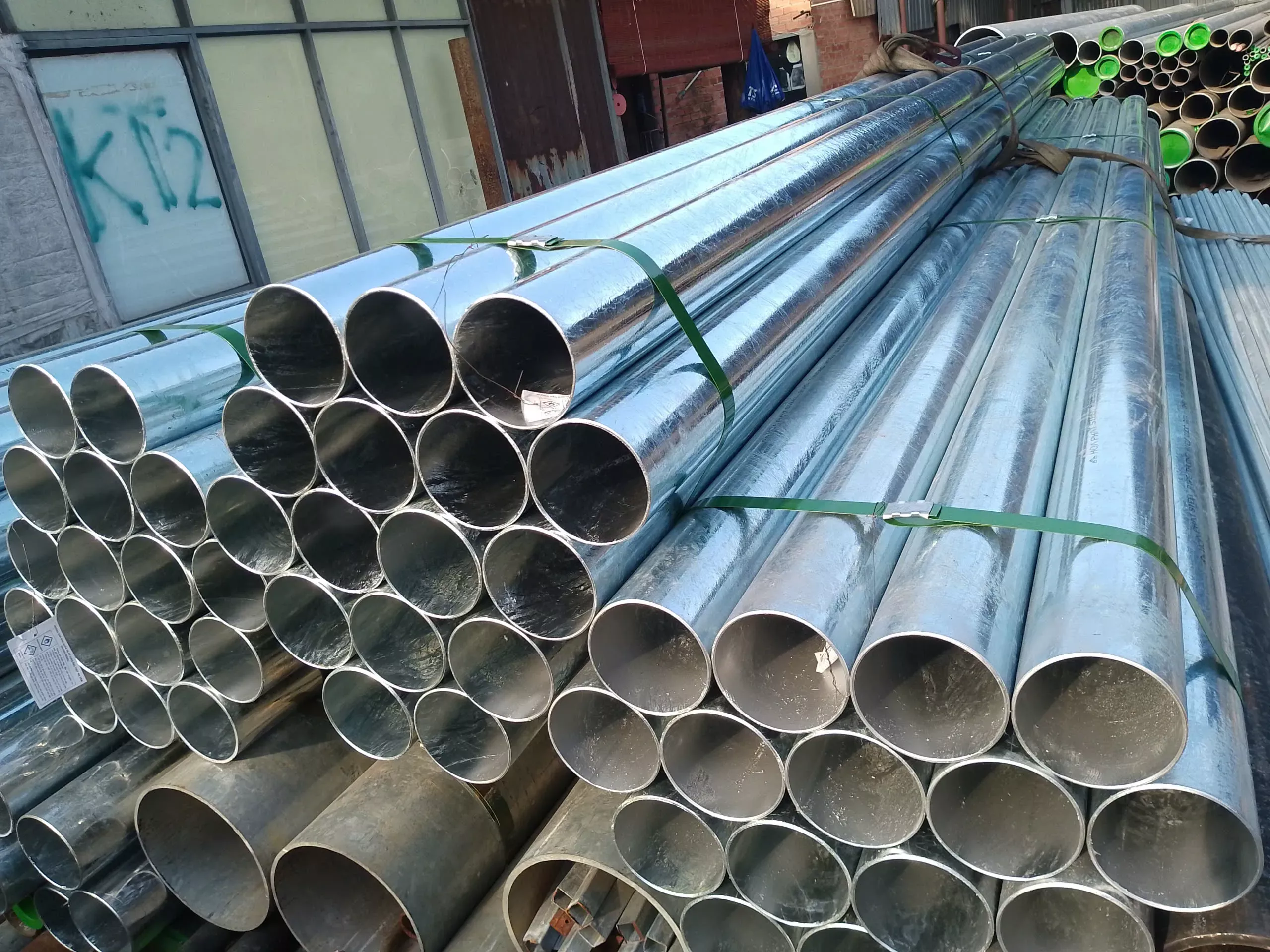 Ống thép mạ kẽm Ø141mm