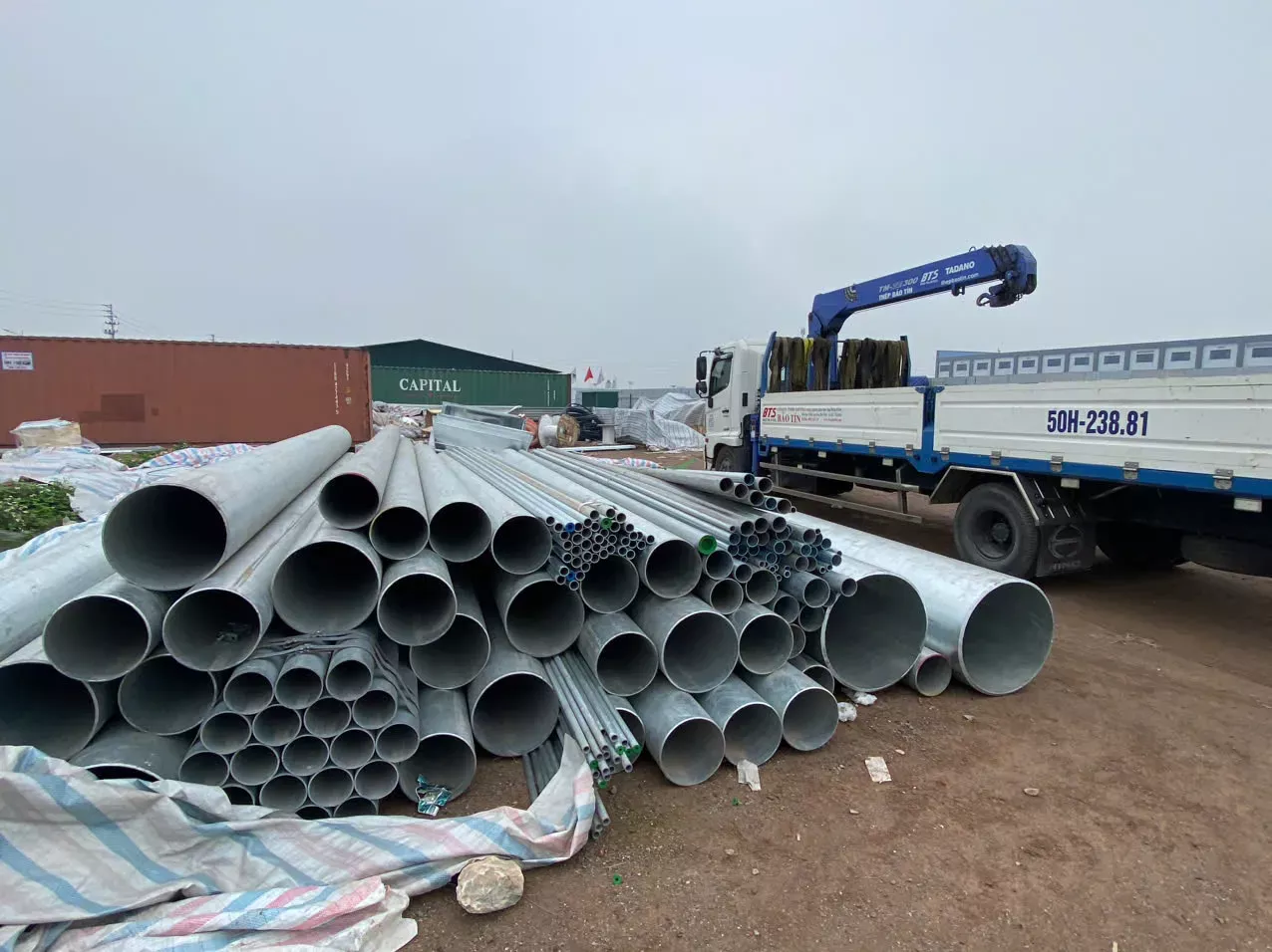 Ống thép mạ kẽm Ø60mm