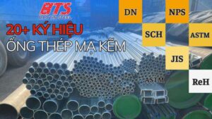 Ký hiệu ống thép mạ kẽm